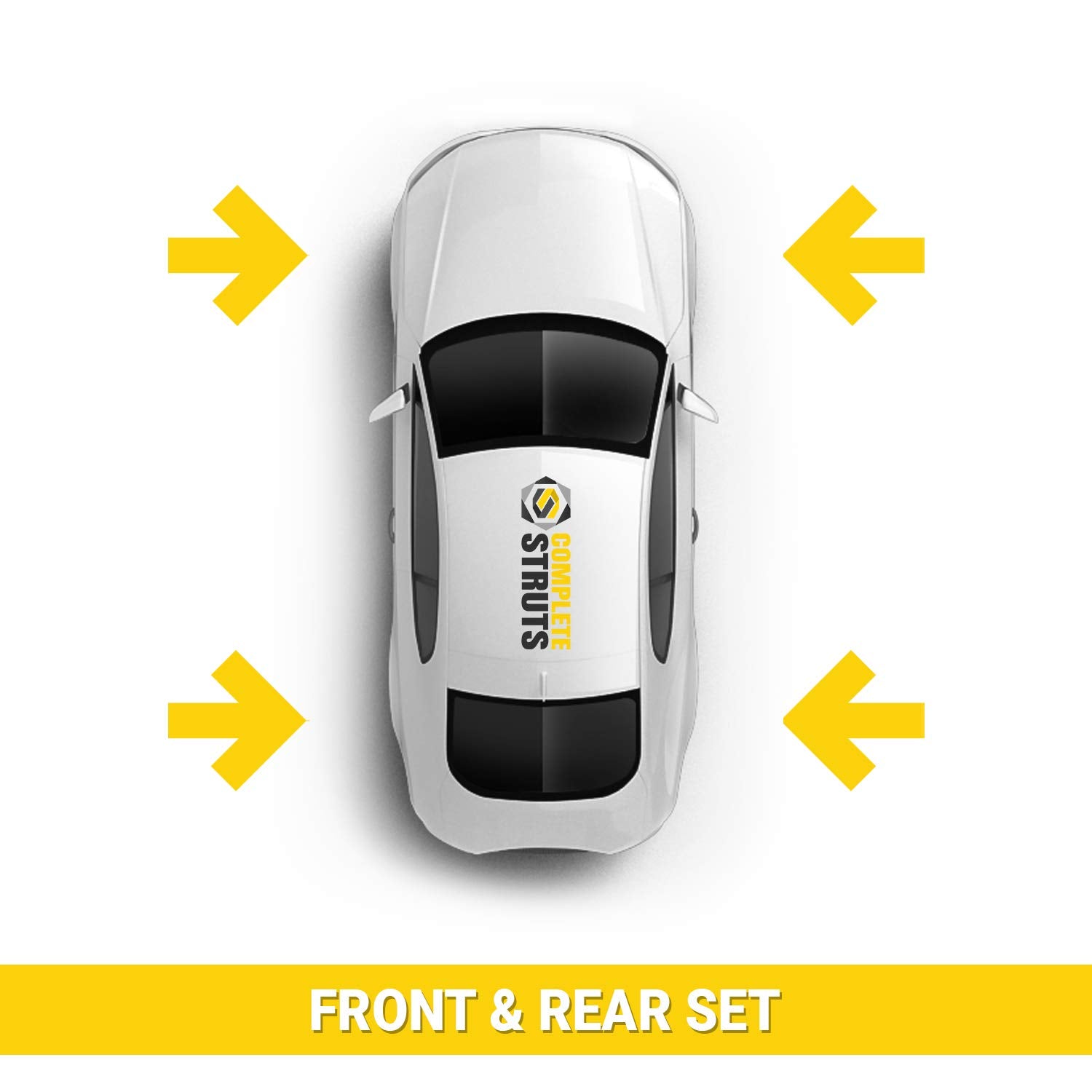 Front Struts & Rear Shocks Kit for Chevrolet Traverse (2009–2012)