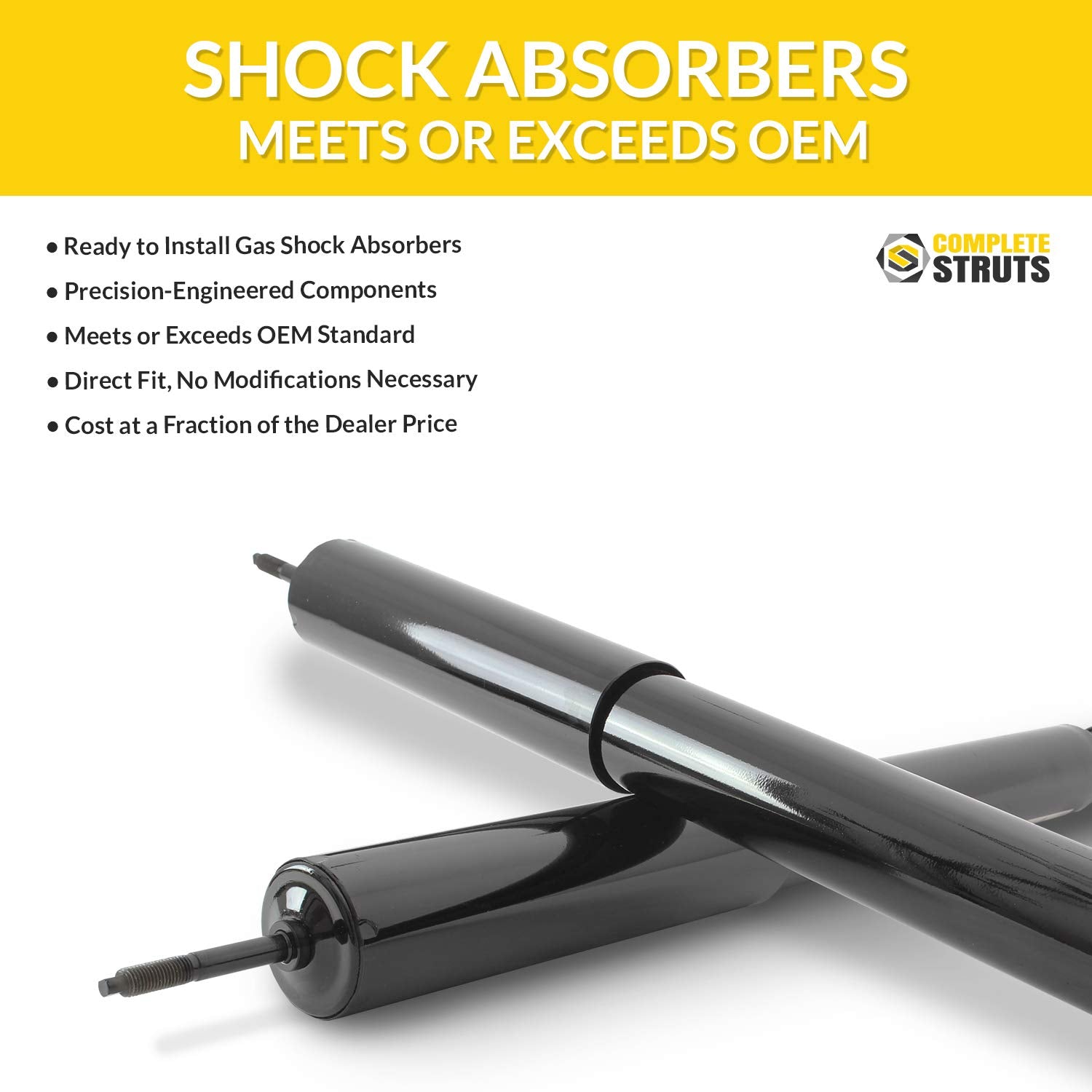 Front Struts & Rear Shocks Kit for Chevrolet Traverse (2009–2012)