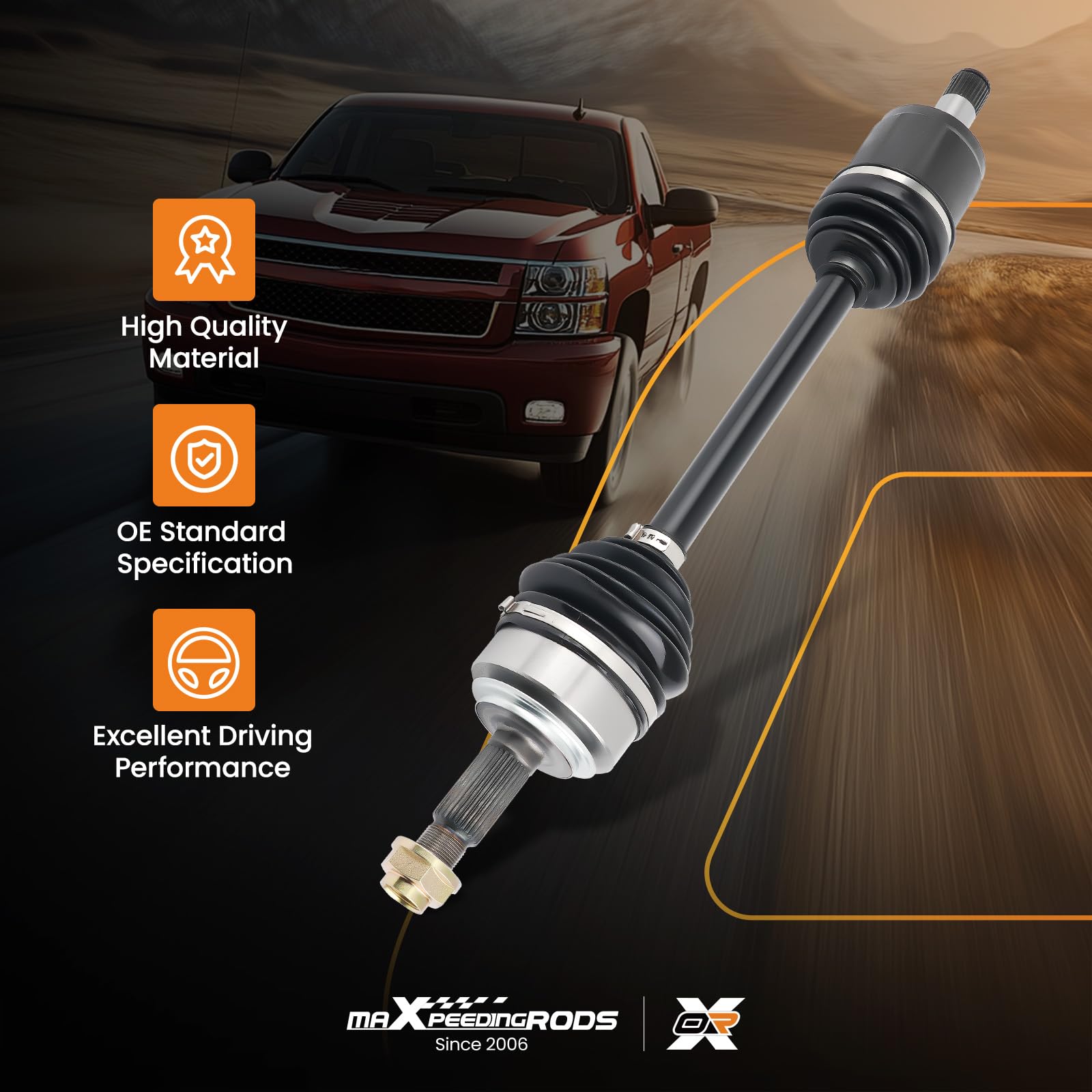 CV Axle Shaft Assembly for Honda CR-V & Accord Manual Trans.